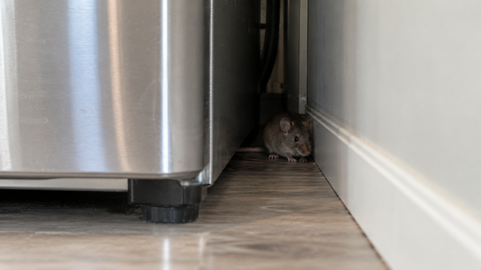 Mouse Hiding Behind the Refrigerator-1
